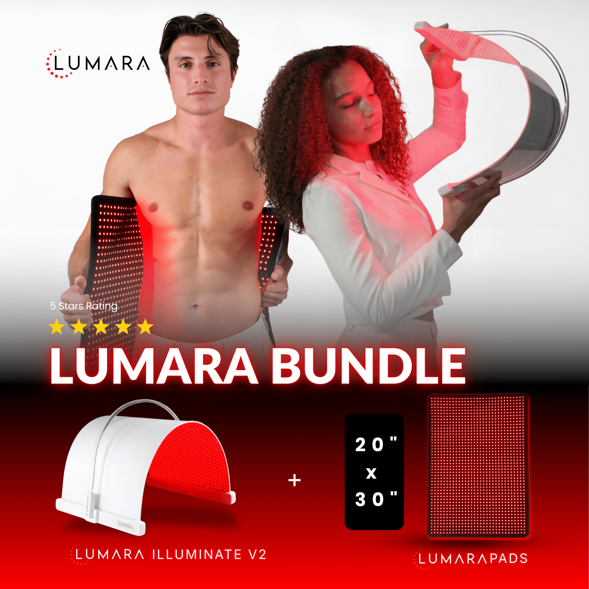 Illuminate V2 LED Light Therapy Panel – Full Treatment in 5 Minutes