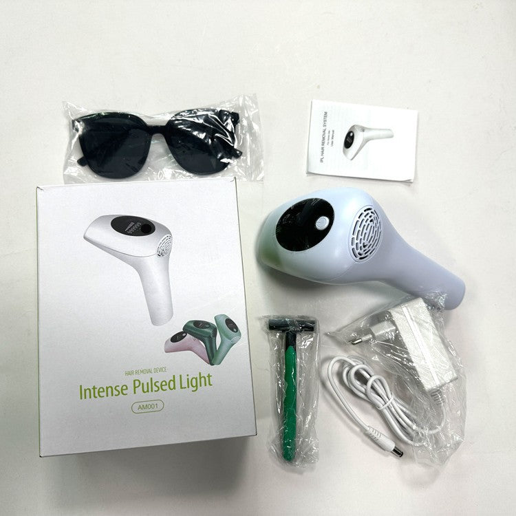 IPL Laser Hair Removal Device – Painless At-Home Hair Remover with LCD Display