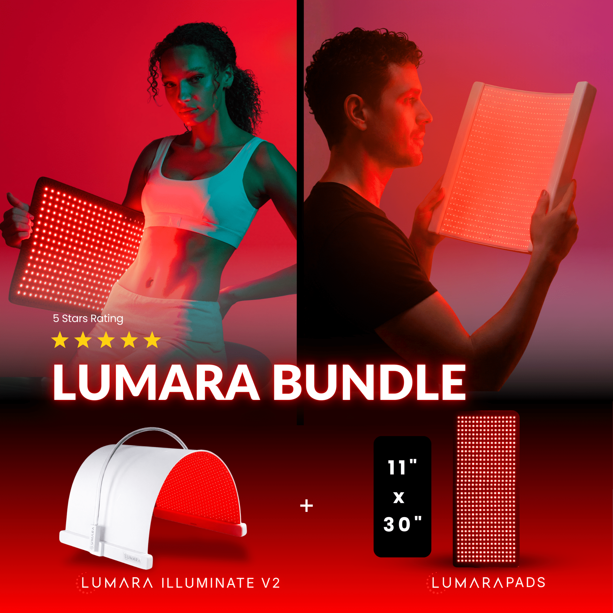 Illuminate V2 LED Light Therapy Panel – Full Treatment in 5 Minutes