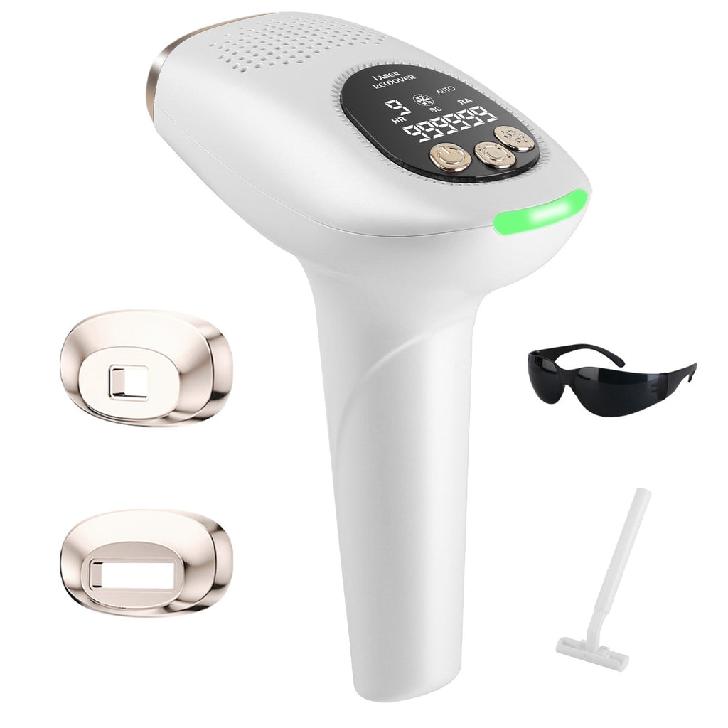 3-in-1 Ice Cooling IPL Hair Removal Device – 999,999 Flashes, Skin Care & Acne Removal