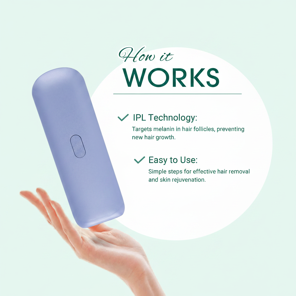 IPL Laser Hair Remover with Air Cooling – Painless, Safe & Effective for All Skin Types
