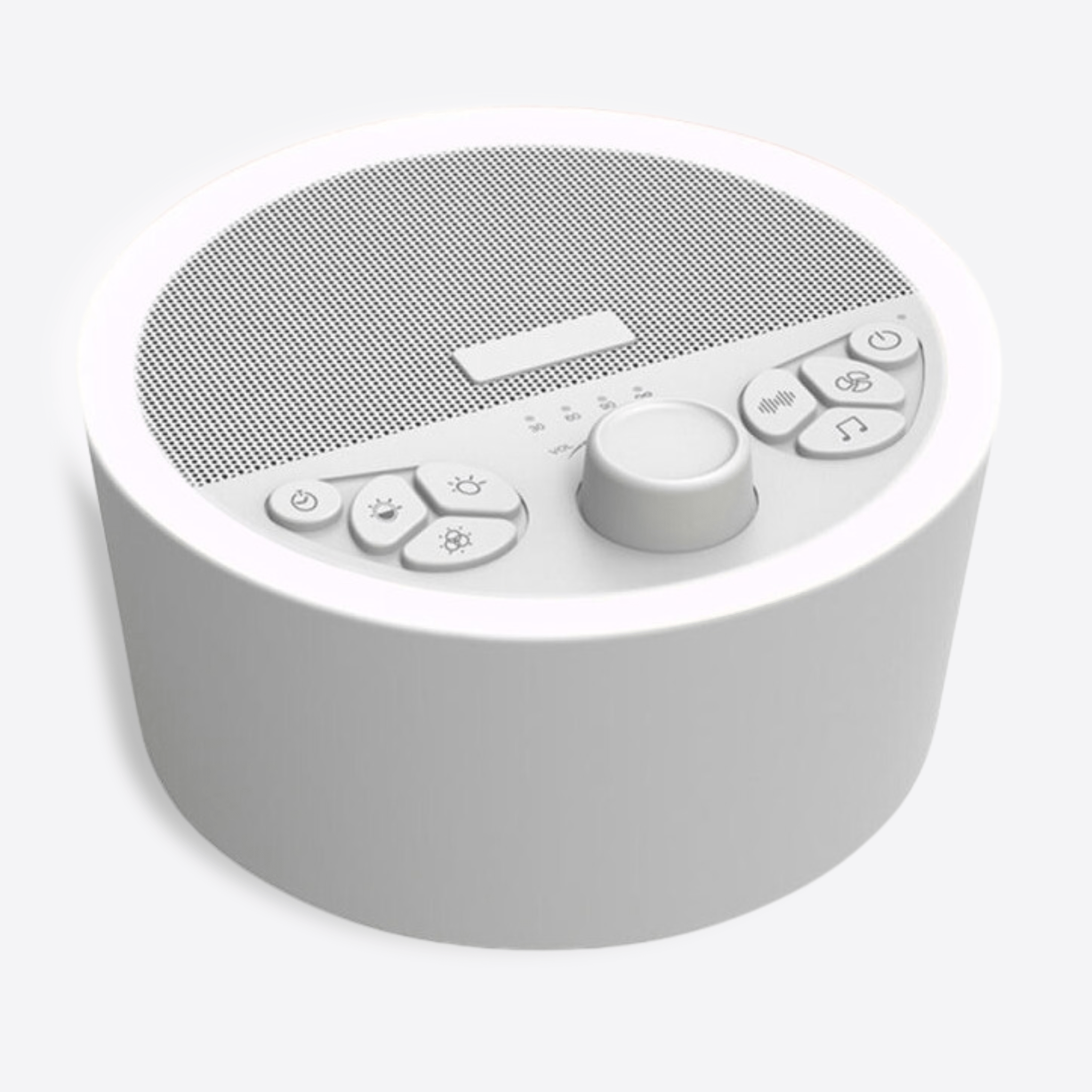 White Noise Sleep Machine with Night Light – 29 Sounds, Rechargeable & Portable